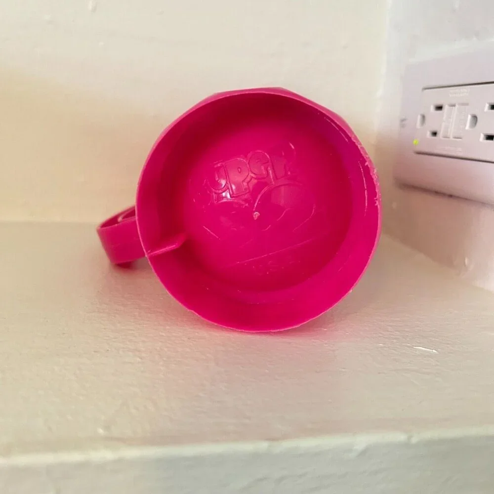 Vintage Walt Disney World Pink Plastic Cup Mickey Mouse Made in USA Super22 Mug - Picture 4 of 7